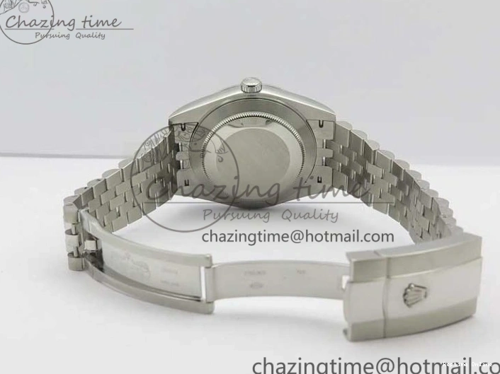 0203 ModernLook DateJust 41mm 126334 SS BP Maker 1:1 Best Edition New Version Blue Roman Dial on Jubilee Bracelet 3033